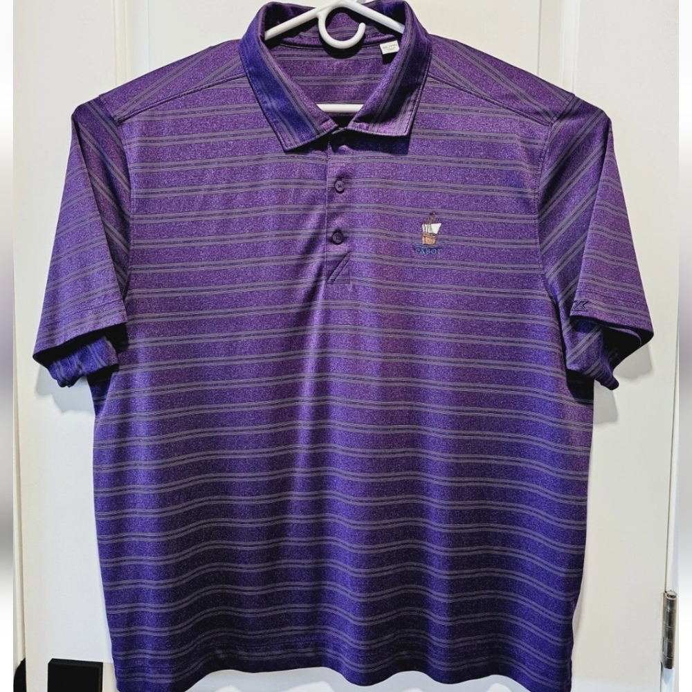 Cutter & Buck Mens 2XL XXL Golf Shirt Polo Cabot Links Golf Cape Breton NS